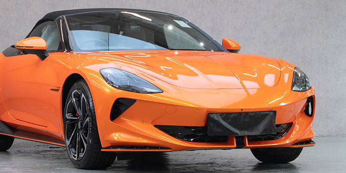 Racing Orange MG Cyberster