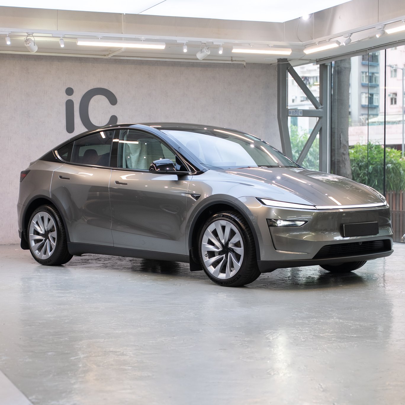 Quicksilver Metallic Tesla Model Y Juniper