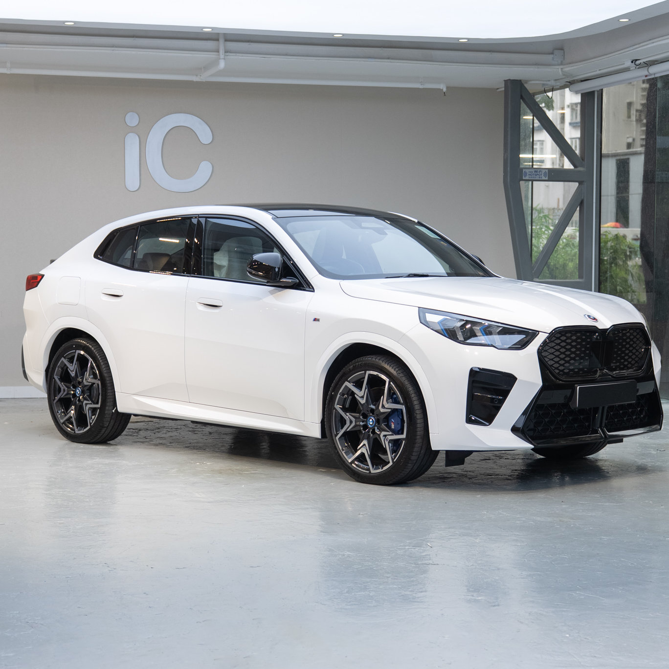 Solid White BMW iX2 (M Sport Edition)