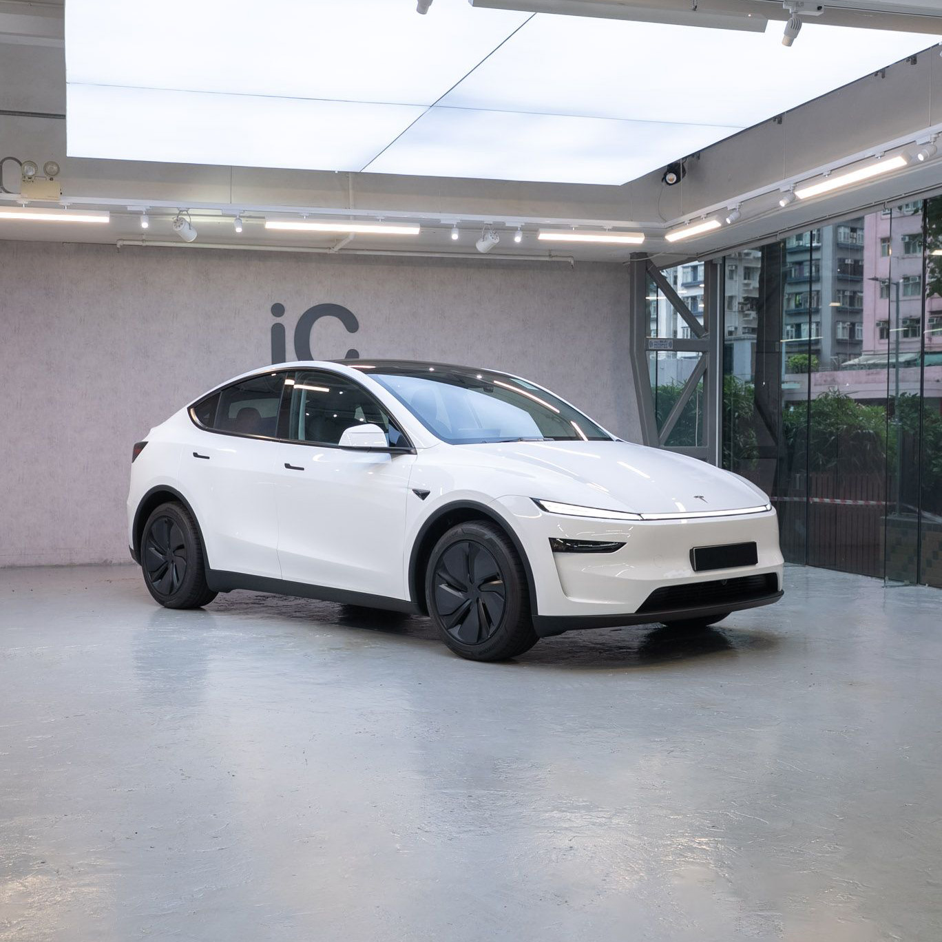 Solid White Tesla Model Y Juniper