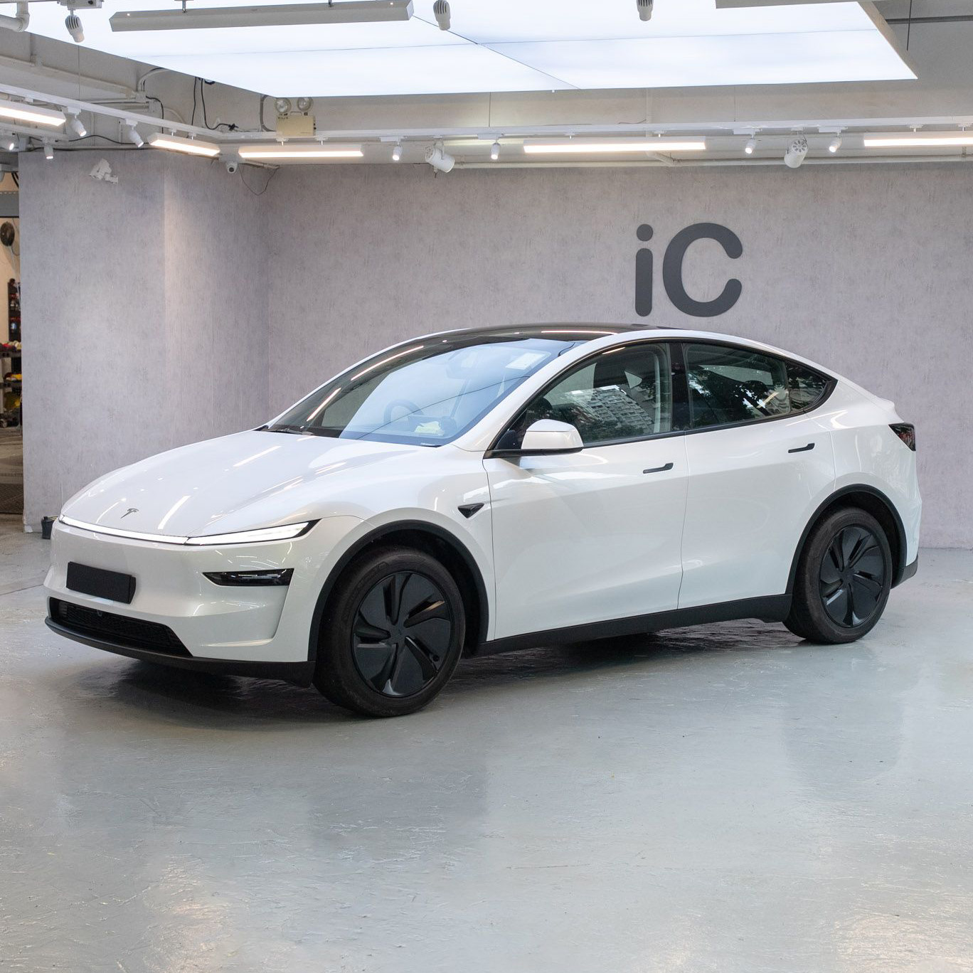Flux White Tesla Model Y Juniper