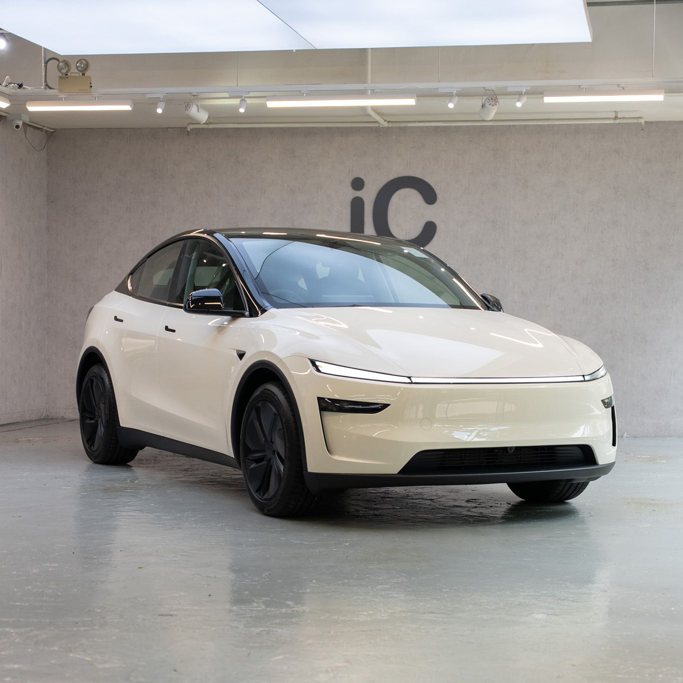 Dune Grey Tesla Model Y Juniper