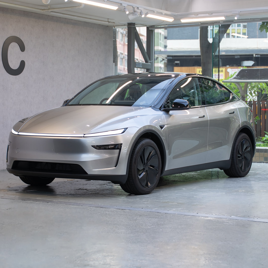 Lunar Silver Tesla Model Y Juniper