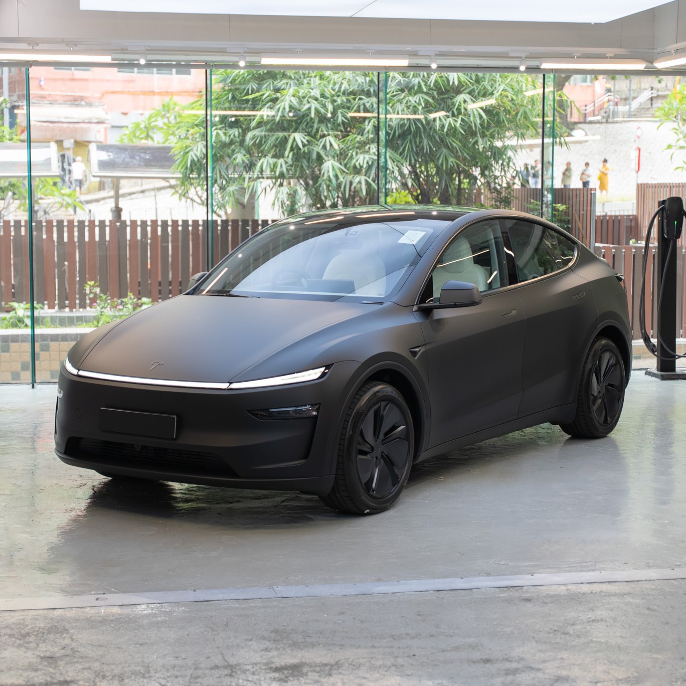 Satin Black Tesla Model Y Juniper