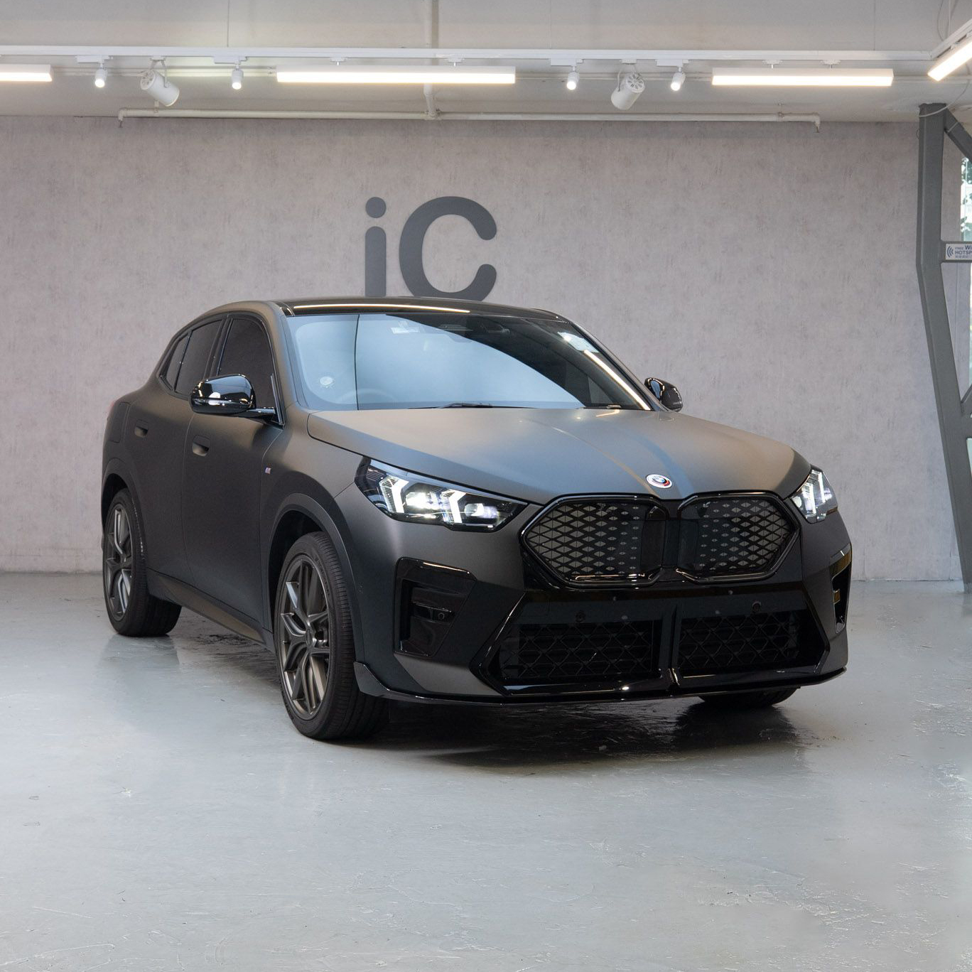Satin Black BMW iX2 (M Sport Edition)