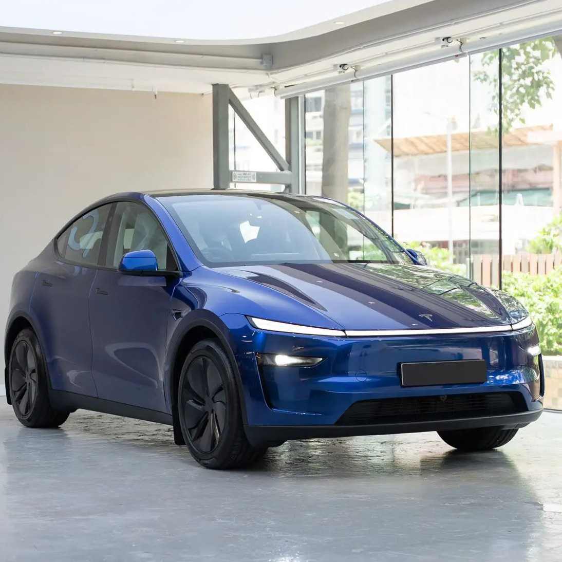 Gentian Blue Tesla Model Y