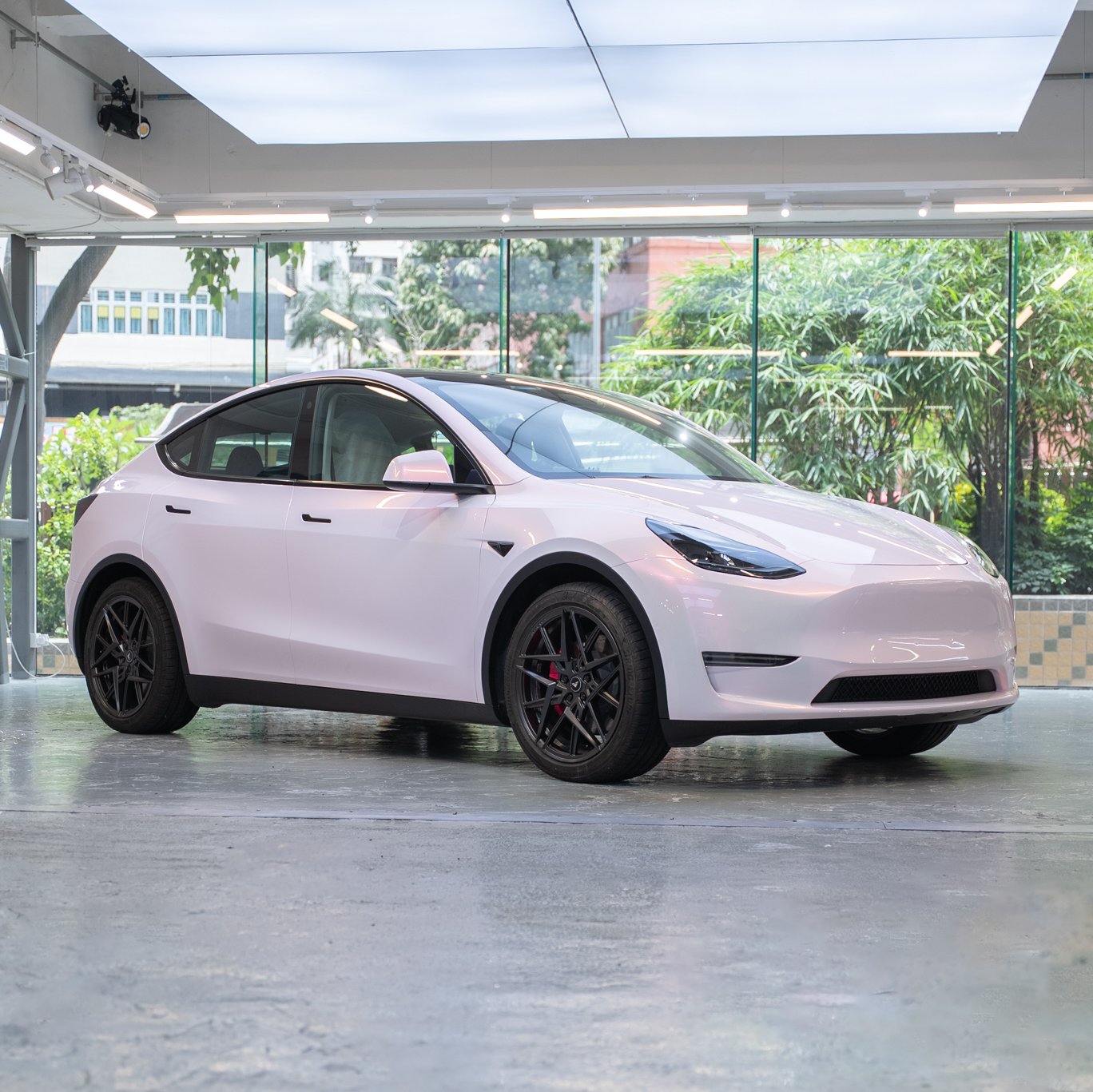 Dynamic Pink Tesla Model Y