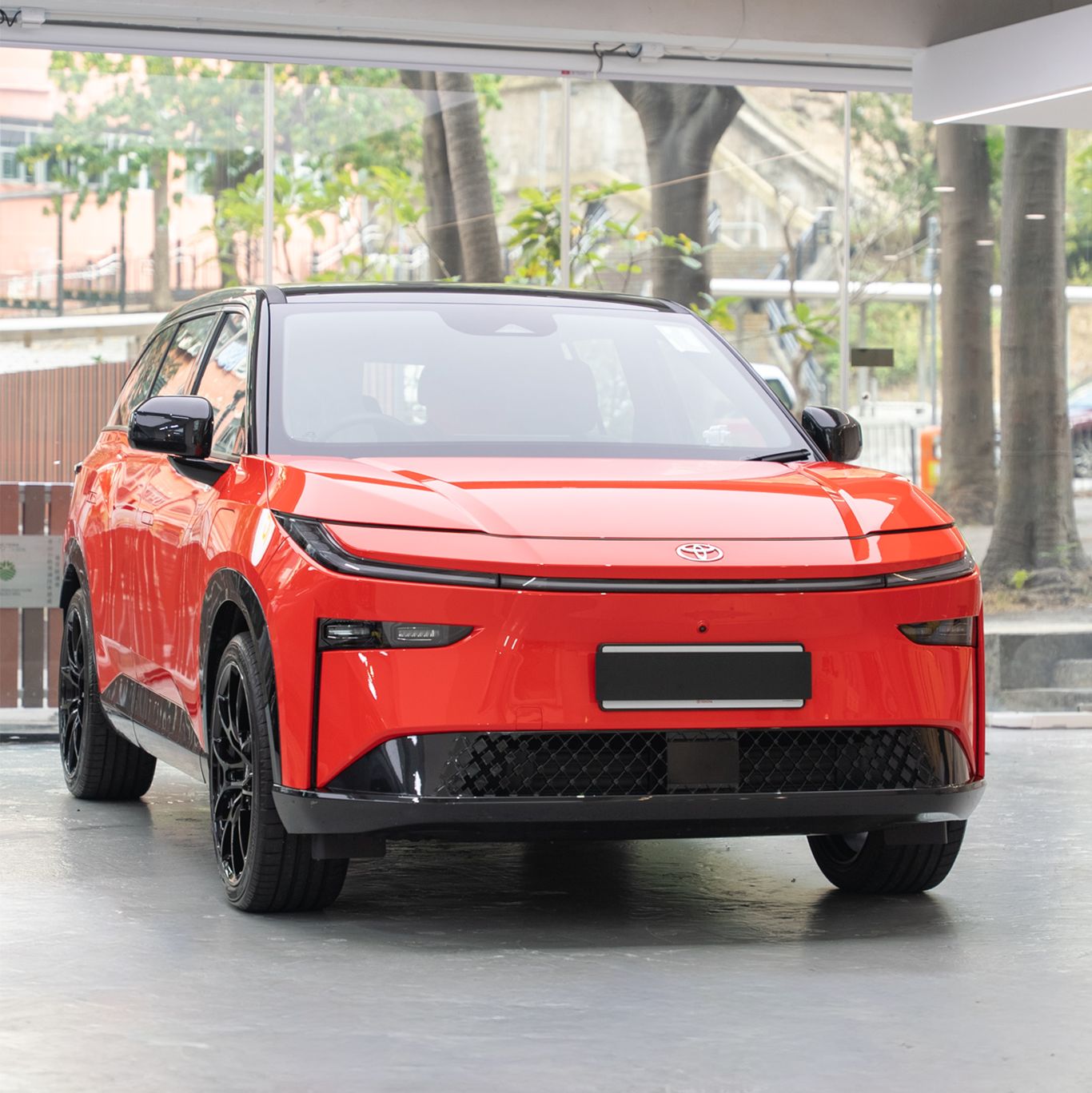 Rosso Corsa Toyota bZ3X