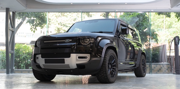 Land Rover Defender Solid Black Color PPF